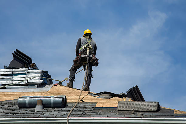 Professional Storm Damage Roof Repair technician working in Wheatland, CA